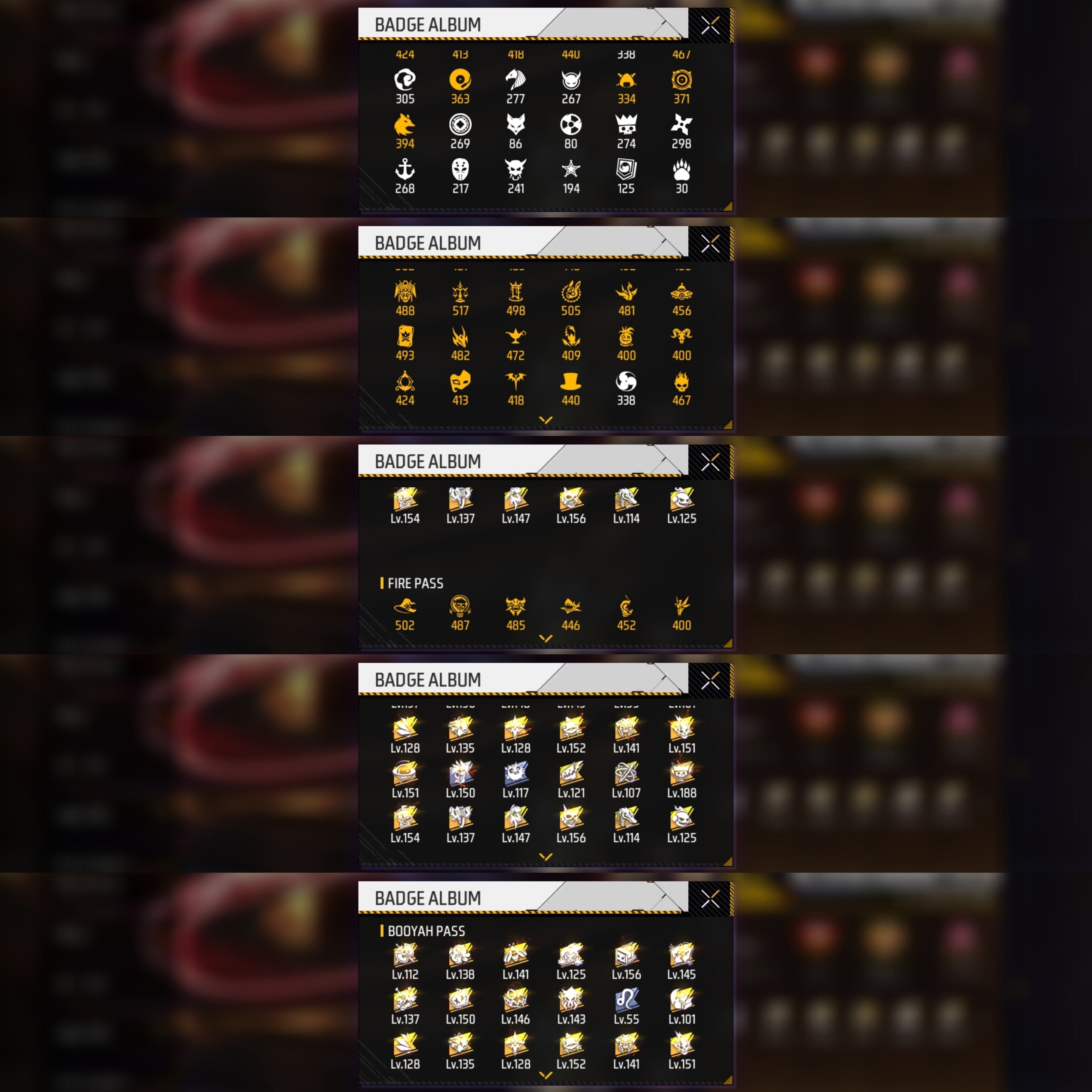 Account FREE FIRE - RARISSIMO